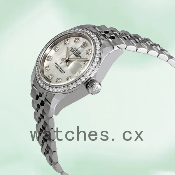 Rolex Datejust m279384rbr-0011 28mm Ladies Silver-tone - Image 3