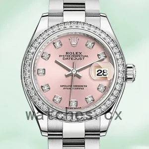 Rolex Datejust 28mm Ladies m279384rbr-0004 Silver-tone