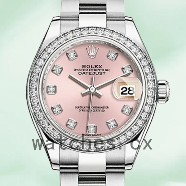 Rolex Datejust 28mm Ladies m279384rbr-0004 Silver-tone