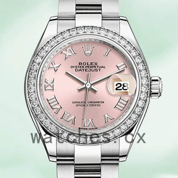 Rolex Datejust Ladies m279384rbr-0006 28mm Silver-tone