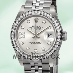 Rolex Datejust m279384rbr-0021 28mm Ladies Jubilee Bracelet Silver-tone