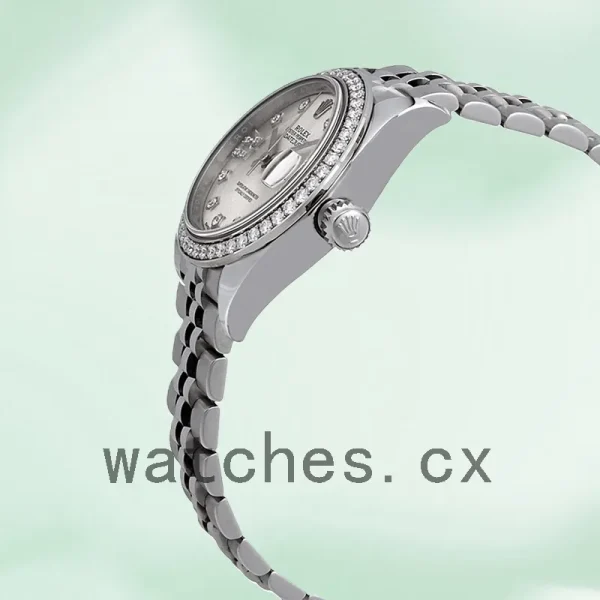 Rolex Datejust m279384rbr-0021 28mm Ladies Jubilee Bracelet Silver-tone - Image 3