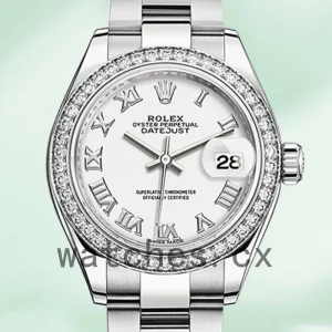 Rolex Datejust m279384rbr-0020 28mm Ladies White Dial