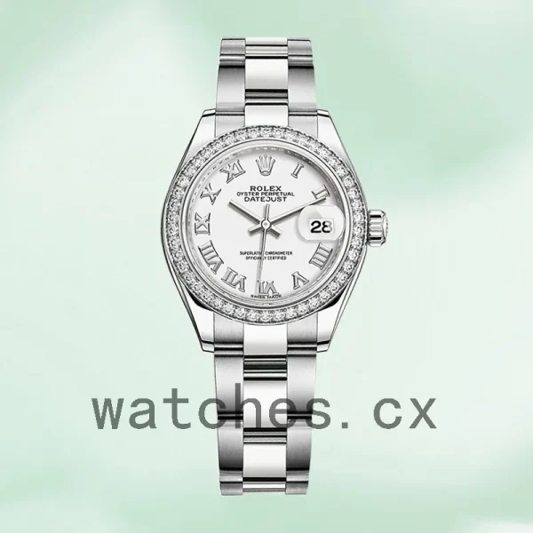 Rolex Datejust m279384rbr-0020 28mm Ladies White Dial - Image 2