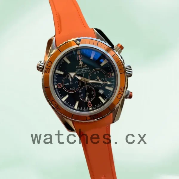 Omega Seamaster Men 2918.50.38 44 mm Japanese Quartz Black Dial - Image 2