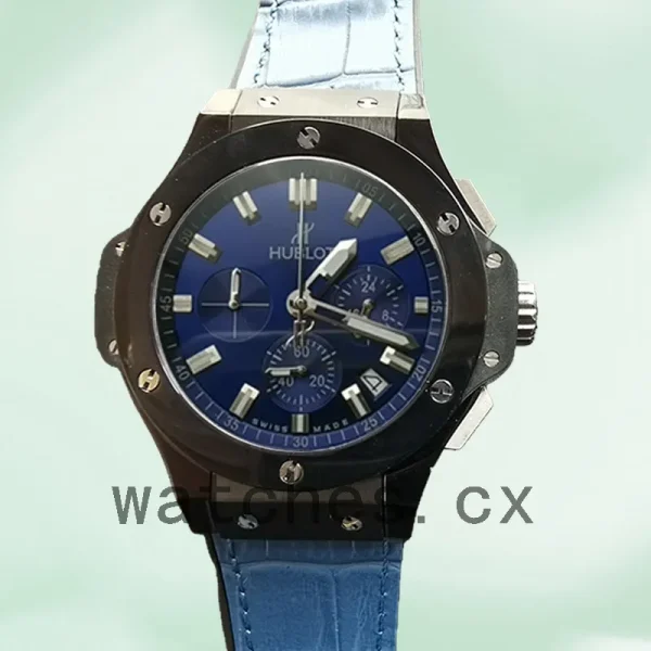 Hublot Big Bang 44mm Men's 301.CI.5190.GR Blue Dial Strap - Image 2