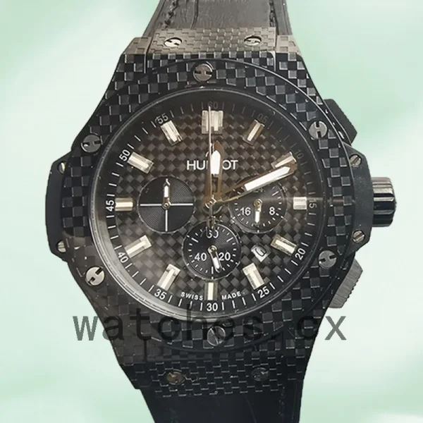 Hublot Big Bang 44mm Men's 301.QX.1740.GR Strap Quartz/Automatic