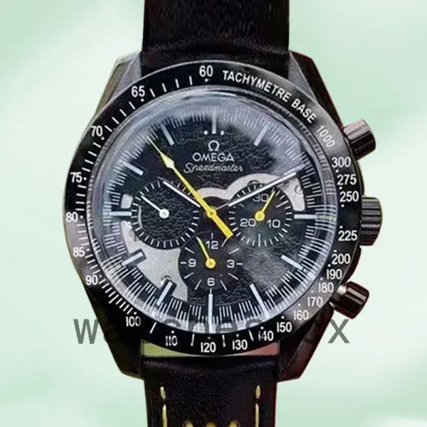 Omega Speedmaster 44mm 311.92.44.30.01.001 Men Japanese Quartz Black Dial