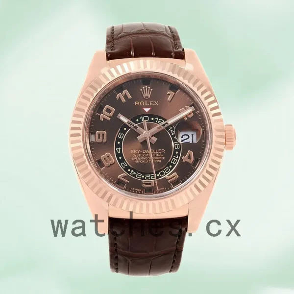 Rolex Sky-dweller Men's 326135-L 42mm Brown Dial - Image 2