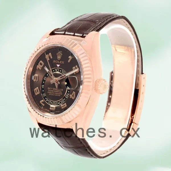 Rolex Sky-dweller Men's 326135-L 42mm Brown Dial - Image 3