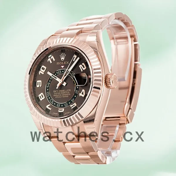 Rolex Sky-dweller 326935BRAO Men's 42mm Brown Dial - Image 3
