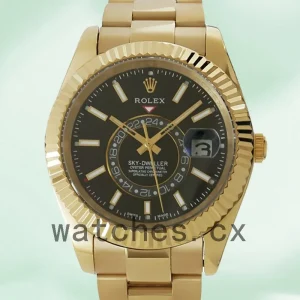 Rolex Sky-dweller Men's 326938BKSO 42mm Oyster Bracelet