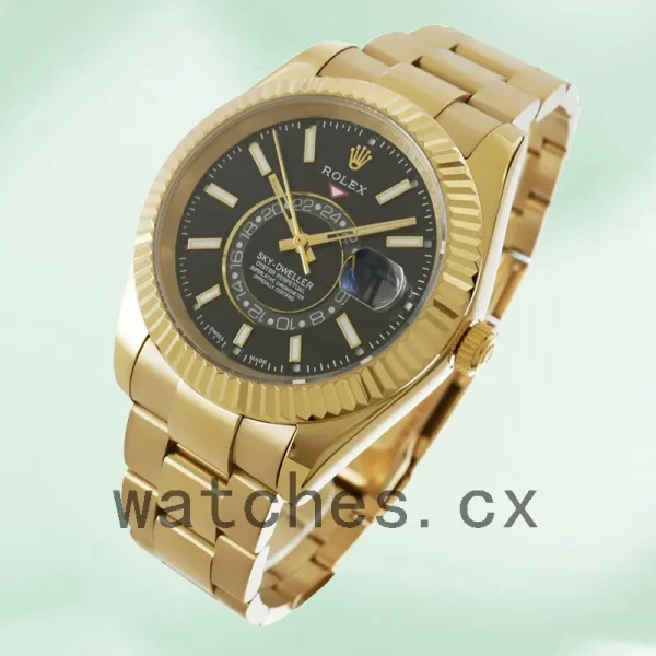 Rolex Sky-dweller Men's 326938BKSO 42mm Oyster Bracelet - Image 3