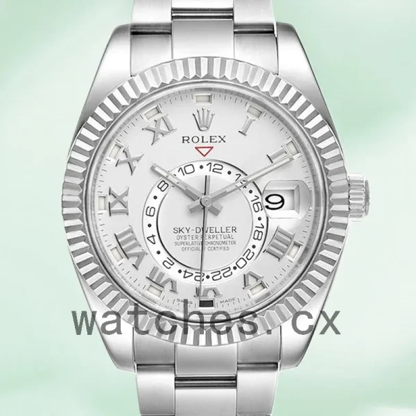Rolex Sky-dweller 42mm Men's 326939-72419 Silver Dial Automatic