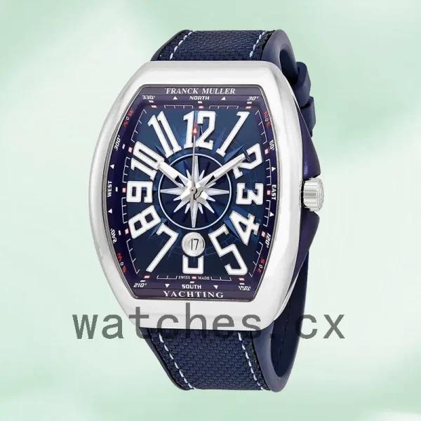 Franck Muller Vanguard 45mm 45SCYACHTBLU Men's Silver-tone - Image 2