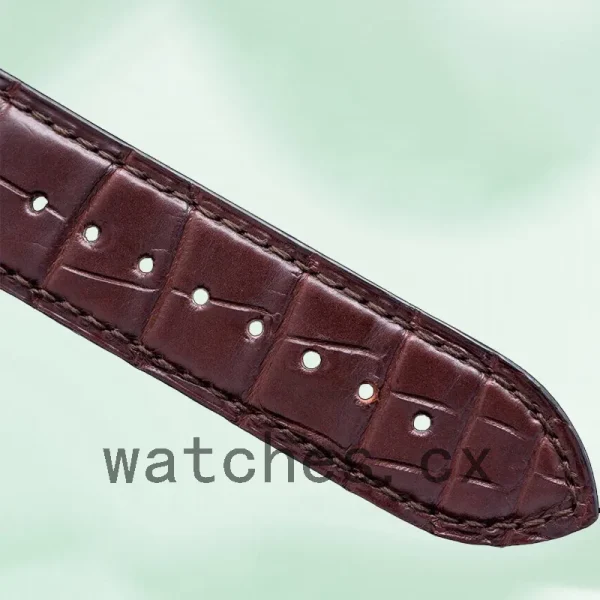 Vacheron Constantin Overseas 41mm 47450/000W-9511 Men's Black Dial Leather Strap - Image 4