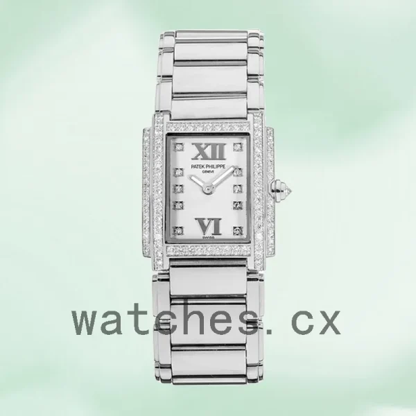 Patek Philippe Twenty-4 4908/200G-011 27mm Ladies Silver-tone White Dial - Image 2