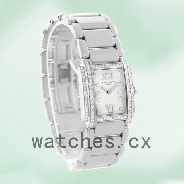 Patek Philippe Twenty-4 4908/200G-011 27mm Ladies Silver-tone White Dial - Image 3