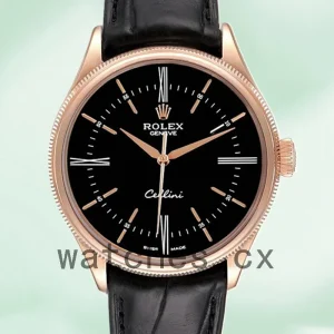 Rolex Cellini Men's 39mm m50505-0009 Rose Gold-tone Automatic