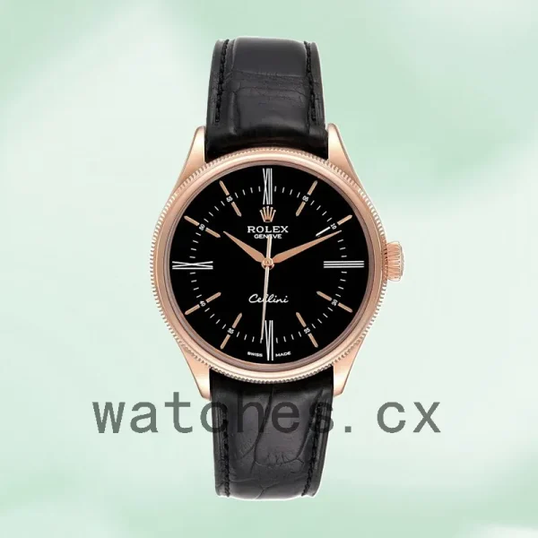 Rolex Cellini Men's 39mm m50505-0009 Rose Gold-tone Automatic - Image 2