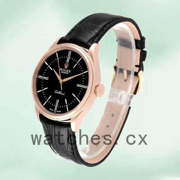 Rolex Cellini Men's 39mm m50505-0009 Rose Gold-tone Automatic - Image 3
