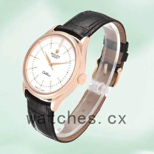Rolex Cellini 39mm Men's m50505-0021 Leather Strap - Image 3