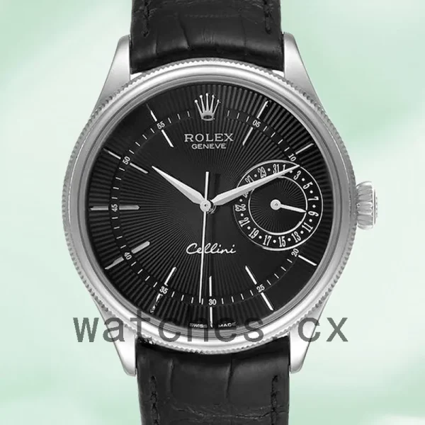 Rolex Cellini 39mm Men's m50519-0007 Black Dial