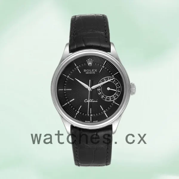 Rolex Cellini 39mm Men's m50519-0007 Black Dial - Image 2