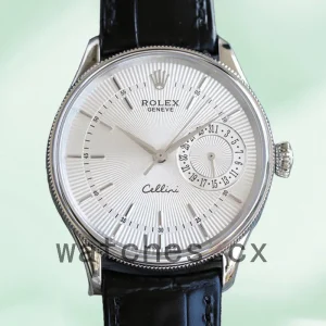 Rolex Cellini m50519-0006 Men's 39mm White Dial
