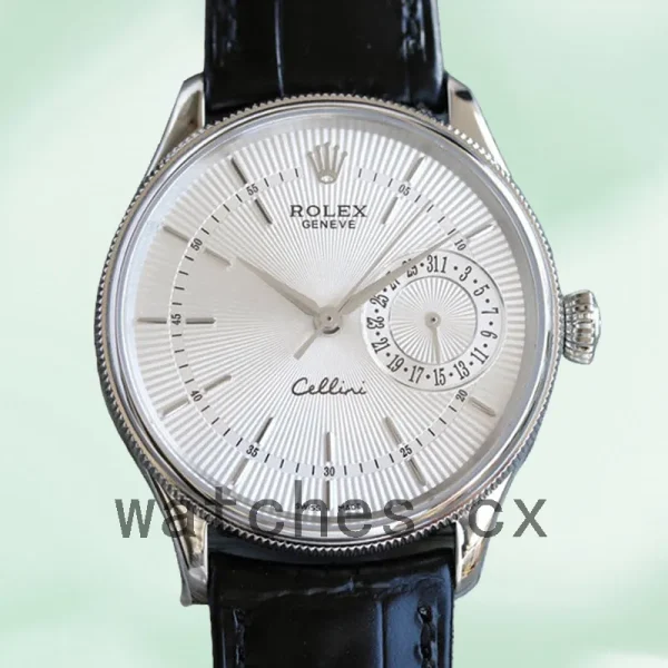 Rolex Cellini m50519-0006 Men's 39mm White Dial