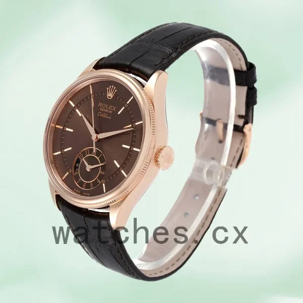 Rolex Cellini 39mm m50525-0016 Men's Leather Strap - Image 3