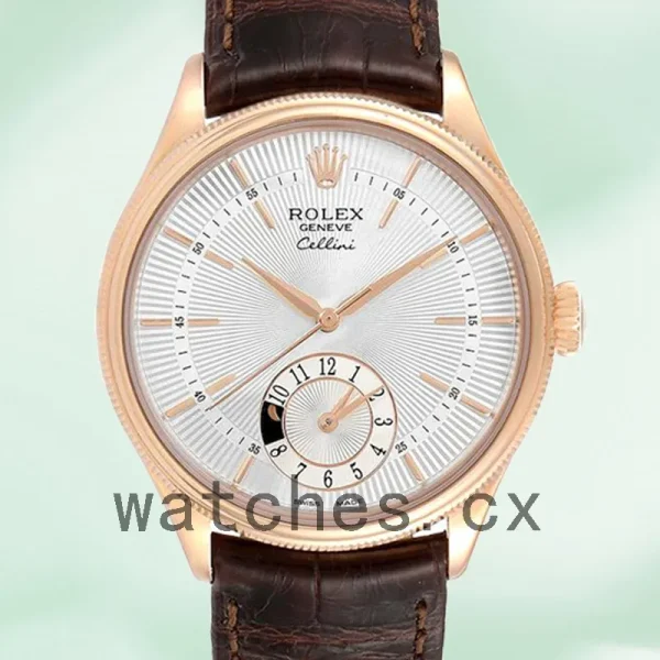 Rolex Cellini Men's m50525-0008 39mm Rose Gold-tone Automatic