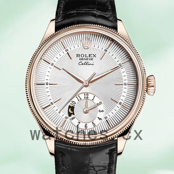 Rolex Cellini 39mm m50525-0009 Men's Rose Gold-tone Automatic