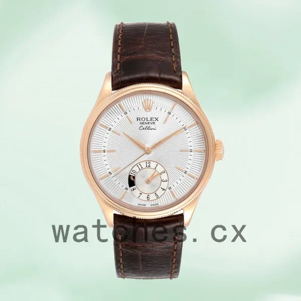 Rolex Cellini Men's m50525-0008 39mm Rose Gold-tone Automatic - Image 2
