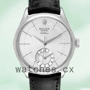 Rolex Cellini Men's m50529-0006 39mm Automatic Silver Dial