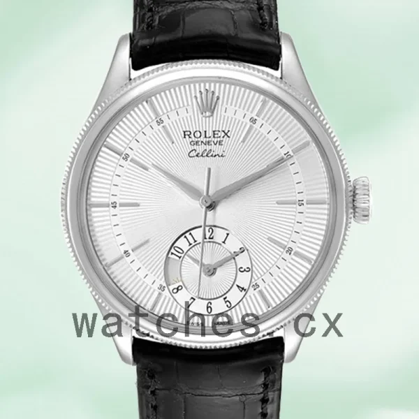 Rolex Cellini Men's m50529-0006 39mm Automatic Silver Dial
