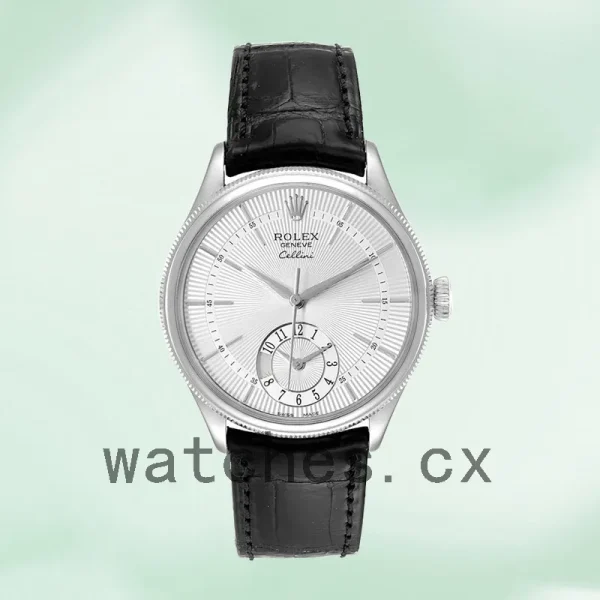 Rolex Cellini Men's m50529-0006 39mm Automatic Silver Dial - Image 2