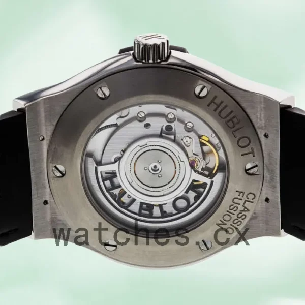 Hublot Classic Fusion 43mm/42mm/45mm Men's 511.NX.2611.RX Rubber Band Silver-tone - Image 4