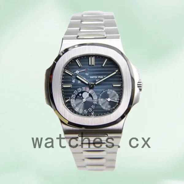 Patek Philippe Nautilus Men's 5712/1A-001 40mm Blue Dial Bracelet - Image 2