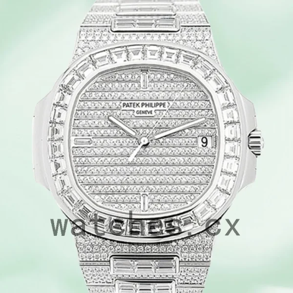 Patek Philippe Nautilus 5719/10G-010 Men's 40mm Silver-tone