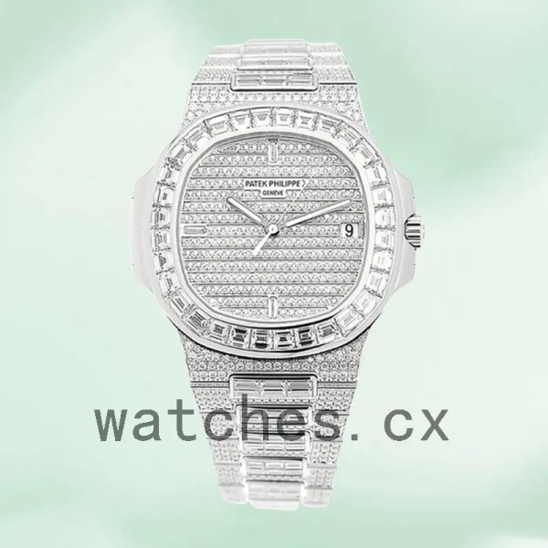 Patek Philippe Nautilus 5719/10G-010 Men's 40mm Silver-tone - Image 2