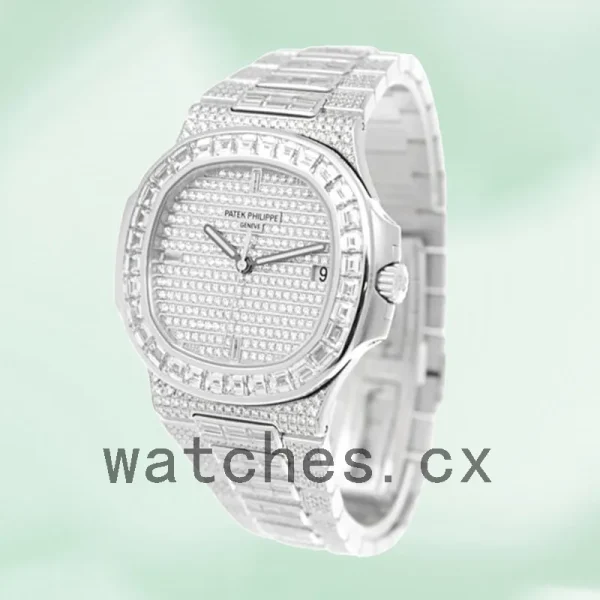 Patek Philippe Nautilus 5719/10G-010 Men's 40mm Silver-tone - Image 3