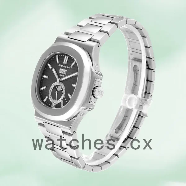 Patek Philippe Nautilus Men's 5726/1A-001 40mm Dark Gray Dial/Black Dial Silver-tone - Image 3