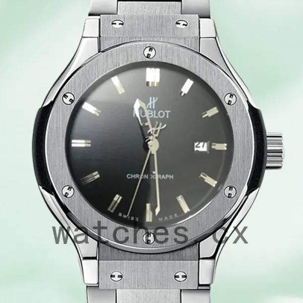 Hublot Classic Fusion 43mm Men's 581.NX.1170.NX Bracelet Silver-tone