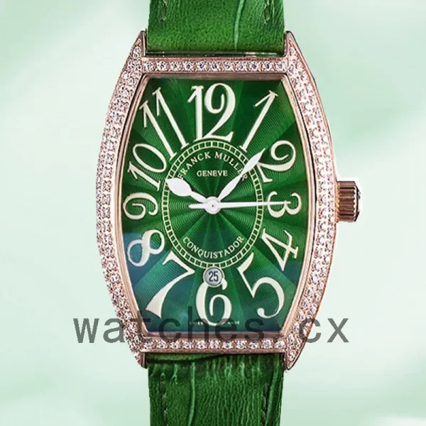 Franck Muller Casablanca 5850 Ladies 40mm Green Dial