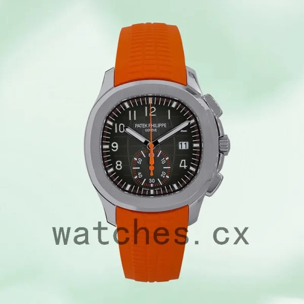 Patek Philippe Aquanaut 42mm 5968A-001 Men Rubber Band Silver-tone - Image 2