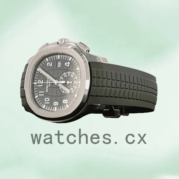 Patek Philippe Aquanaut 42mm Men's 5968G-010 Silver-tone Rubber Band - Image 3