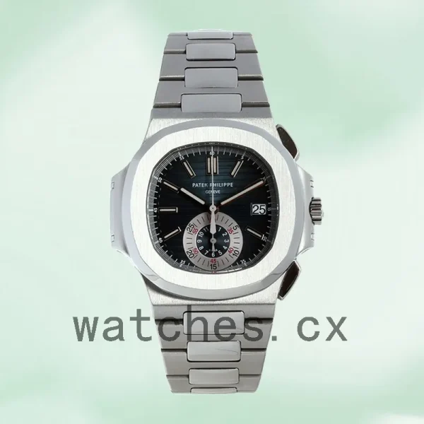 Patek Philippe Nautilus 40mm 5980/1A-001 Men's Automatic Silver-tone - Image 2
