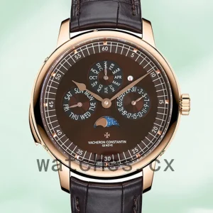 Vacheron Constantin Traditionnelle 5000T000P-B048 Men's 41mm Automatic Leather Strap