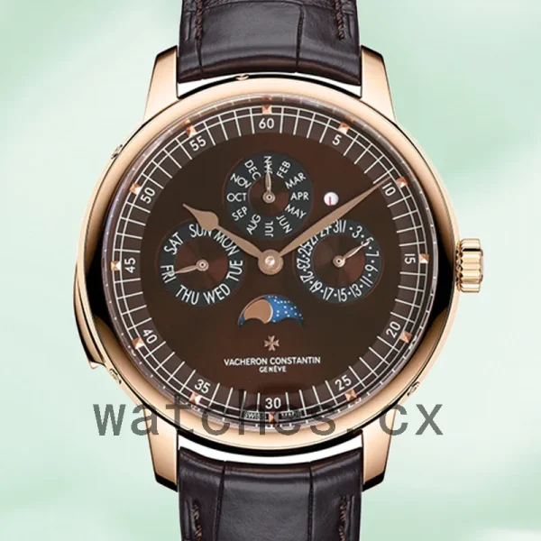 Vacheron Constantin Traditionnelle 5000T000P-B048 Men's 41mm Automatic Leather Strap